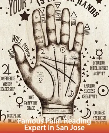 Discover the gentle wisdom etched in the lines of your palm, a map guiding you toward inner peace and understanding. Each mark tells a story of confidence, love, and creativity, waiting to be embraced. Famous palm reading expert in San Jose.