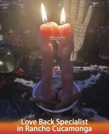 In the gentle glow of twin flames, a serene space is crafted for healing and reconnection. The ambiance evokes a sense of warmth and peace, inviting the heart to open and embrace transformation. Love back specialist in Rancho Cucamonga.
