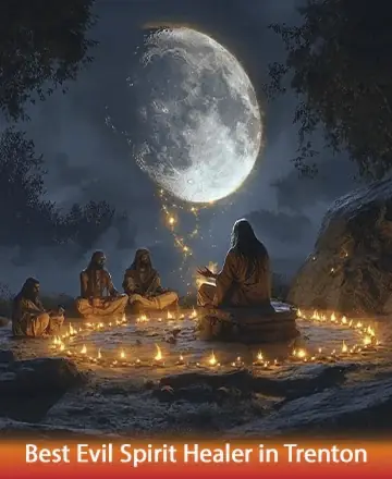 Under the gentle glow of the moon, a serene gathering takes place, where souls connect in harmony and wisdom. Surrounded by soft candlelight, peace envelops those seeking comfort and clarity in their spiritual journey. Best evil spirit healer in Trenton.