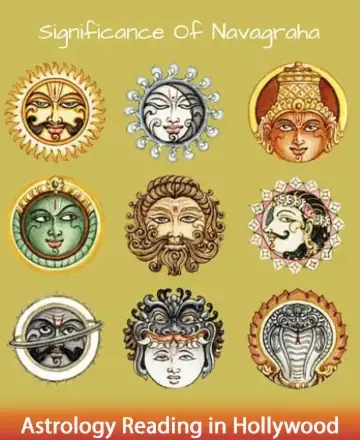 Explore the harmonious beauty of the Navagraha, each celestial face radiating wisdom and tranquility. These divine energies guide us through life’s journey, offering peace and clarity. Embrace their gentle influence and find solace in their cosmic dance. Astrology reading in Hollywood.