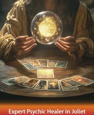 In a serene glow, a gentle spirit guides you with wisdom and grace. Illuminated by softly flickering light, the path unfolds through ancient cards, offering solace and insight. Embrace the warmth of understanding and tranquility. Psychic healing in Joliet.