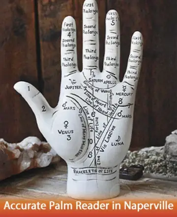 In the gentle embrace of palmistry, every line tells a story of your journey. This serene image invites you to explore the wisdom etched within, offering guidance and insight. Let your heart find peace in the art of palm reading. Accurate palm reader in Naperville.