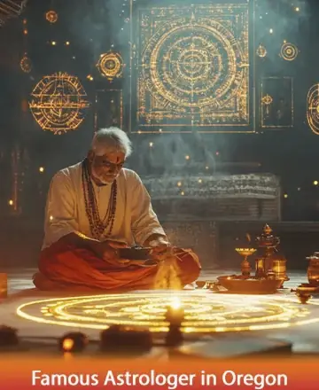 In a serene sanctuary filled with the gentle glow of sacred symbols, a wise soul sits in tranquil meditation. The atmosphere is imbued with warmth and ancient wisdom, offering comfort and guidance to those who seek it. Astrology readings in Oregon.