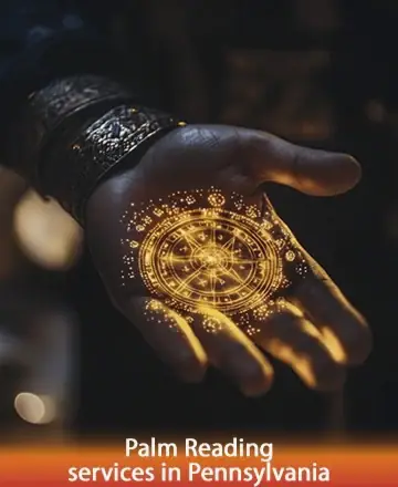 In the gentle glow of a guiding hand, intricate patterns illuminate pathways to understanding and serenity. This sacred art invites you to explore the depths of your soul with grace and wisdom, offering a comforting embrace on your journey. Palm reading services in Pennsylvania.