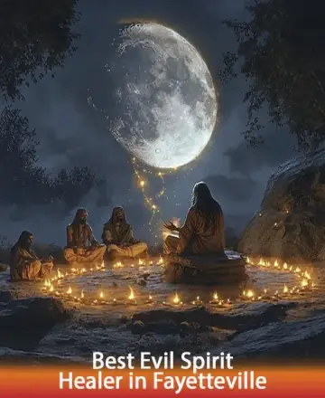 Beneath a serene, moonlit sky, a gentle circle of light embraces those seeking peace and understanding. The tranquil gathering radiates warmth and wisdom, inviting a deep sense of connection and healing. This sacred space nurtures the soul. Spiritual healing in Fayetteville.