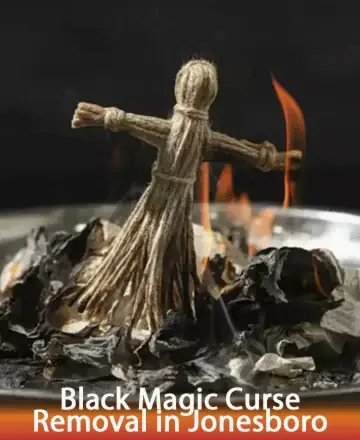 In the gentle glow of flickering flames, a small figure crafted from natural fibers stands resolute amidst a circle of protective energy. Its presence whispers of ancient wisdom, offering solace and the promise of renewed harmony. Black magic curse removal in Jonesboro.