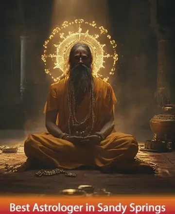 Bathe in the serene glow of wisdom and tranquility as you connect with the gentle presence of a sage. His peaceful meditation invites you to explore inner depths, wrapped in warmth and spiritual grace. Best astrologer in Sandy Springs.