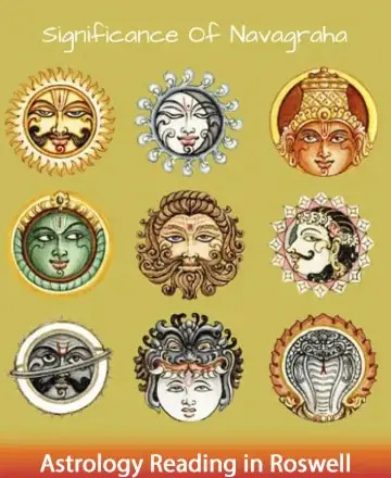 Discover the harmonious beauty of the Navagraha, each celestial being radiating warmth and wisdom. Their gentle energies guide us toward balance and inner peace, offering timeless support in our life's journey. Embrace their significance with open hearts. Astrology reading in Roswell.