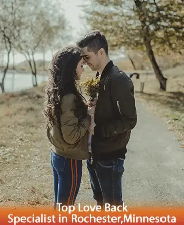 In the gentle embrace of nature's serene beauty, two souls find solace and connection, symbolizing the tender journey of love rekindled. Amidst the golden hues of autumn, their shared warmth whispers of hope and renewal. Love back healing in Rochester, Minnesota.