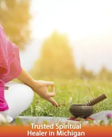 In the soft embrace of nature, a gentle hand finds serenity amid the warmth of the morning light. The soothing scent of incense swirls, inviting peace and introspection. This harmonious moment speaks to the heart, whispering tranquility and trust. Trusted spiritual healer in Michigan.
