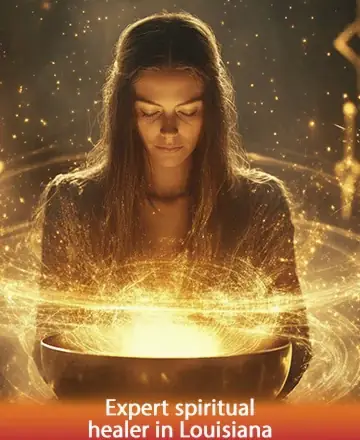 In a serene glow of golden light, a gentle soul finds peace and connection through the warmth of a sacred vessel. The energy flows like a gentle river, wrapping you in tranquility and wisdom. Embrace the journey to inner harmony. Spiritual healing in Louisiana.