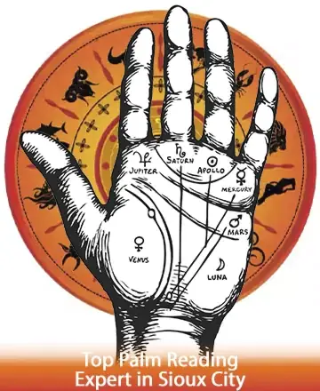Discover the gentle wisdom within the lines of your hand, guided by the serene expertise of Master Vijay Ram. Each mark holds a story, unveiling paths to peace and understanding. Embrace the journey with trust and open-hearted curiosity. Palm reading in Sioux City.