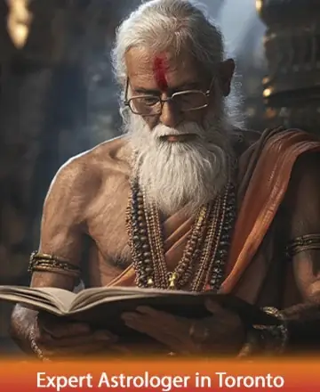 In a serene sanctuary, a wise elder with gentle eyes and a flowing white beard immerses himself in ancient wisdom. The soft light casts a halo of tranquility around him, inviting peace and reflection. Experience the profound guidance of astrology in Toronto.