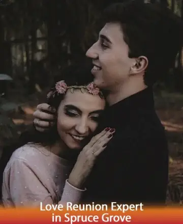In a serene embrace amidst nature's gentle whispers, two souls reconnect with joy and tenderness. The soft glow of love surrounds them, offering a sanctuary of peace and understanding. Their smiles reflect a journey of healing and unity. Love reunion expert in Spruce Grove.
