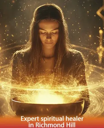 In a serene setting of golden light, a peaceful presence radiates warmth and wisdom. The gentle glow envelops a tranquil spirit, offering comfort and deepened connection. Here, one finds solace and inner peace, guided by compassionate expertise. Spiritual healing in Richmond Hill.