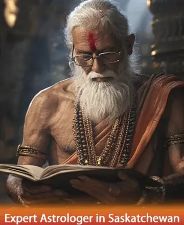 In a serene embrace of wisdom and tranquility, a wise elder sits with gentle poise, immersed in sacred texts. His presence exudes warmth and profound knowledge, offering a comforting beacon of guidance and peace. Astrological guidance in Saskatchewan.