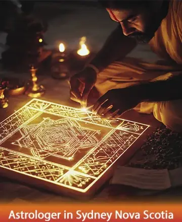 In a serene space illuminated by the gentle glow of candlelight, a wise practitioner delicately traces intricate patterns, channeling profound spiritual energies. This sacred moment invites tranquility and introspection, nurturing the soul with ancient wisdom and heartfelt peace. Astrologer in Sydney Nova Scotia.