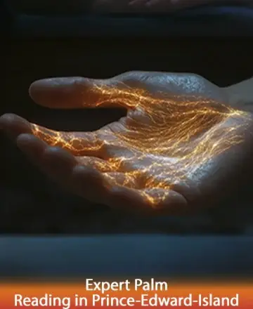 In the gentle embrace of a hand illuminated with warm, golden light, discover a sanctuary of peace and understanding. This image speaks to the heart, offering a glimpse into a world where guidance and wisdom flow effortlessly. Expert palm reading in Prince Edward Island.