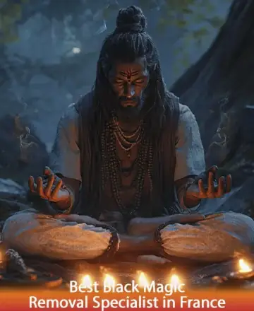 In the serene embrace of nature, a wise figure meditates, surrounded by the gentle glow of candles. The atmosphere radiates peace, inviting you to a journey of inner harmony and transformation. Trust in the guidance of an experienced lightworker. Black magic removal in France.