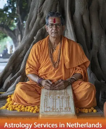 In a serene embrace of nature’s wisdom, a wise figure sits gracefully beneath the ancient tree, exuding calm and tranquility. His presence invites you to find peace and clarity within. Wrapped in vibrant hues, he embodies gentle guidance and understanding. Astrology services in Netherlands.
